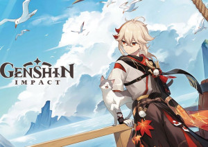 Plakat A3 Genshin Impact Kazuha
