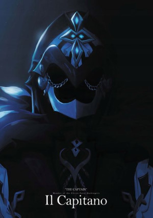 Plakat A3 Genshin Impact Fatui Harbingers Capitano