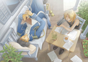 Plakat A3 anime Fullmetal Alchemist