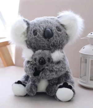 Koala Maskotka Pluszowe 28cm+13cm Cm Zabawka