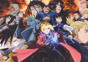 Plakat A3 anime Fullmetal Alchemist