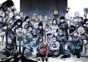 Plakat A3 anime Fullmetal Alchemist