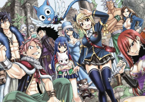 Plakat A3 anime Fairy Tail