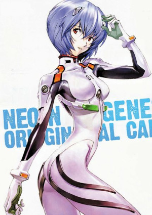 Plakat A3 anime Neon Genesis Evangelion Rei