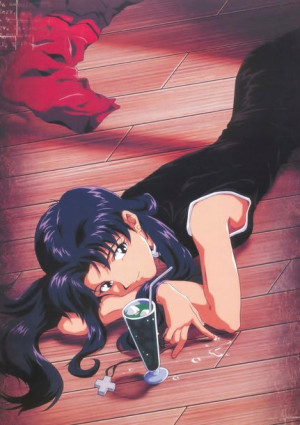 Plakat A3 anime Neon Genesis Evangelion Misato