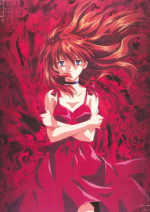 Plakat A3 anime Neon Genesis Evangelion Asuka