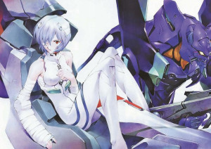 Plakat A3 anime Neon Genesis Evangelion Rei