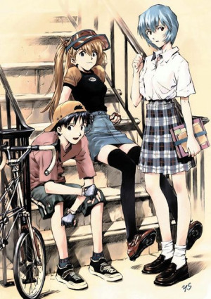 Plakat A3 anime Neon Genesis Evangelion