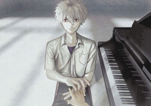 Plakat A3 anime Neon Genesis Evangelion Kaworu