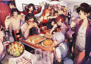 Plakat A3 anime Neon Genesis Evangelion