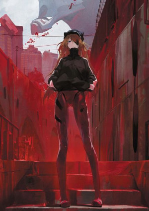 Plakat A3 anime Neon Genesis Evangelion Asuka