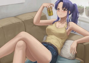 Plakat A3 anime Neon Genesis Evangelion Misato