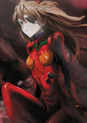 Plakat A3 anime Neon Genesis Evangelion Asuka