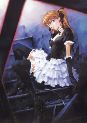 Plakat A3 anime Neon Genesis Evangelion Asuka