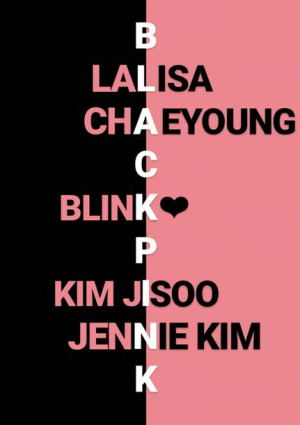 Plakat A3 K-Pop Kpop BLACKPINK Black Pink