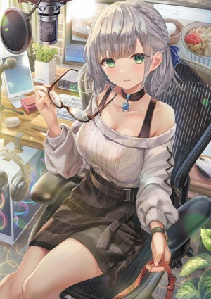 Plakat A3 V-tubers Hololive Shirogane Noel