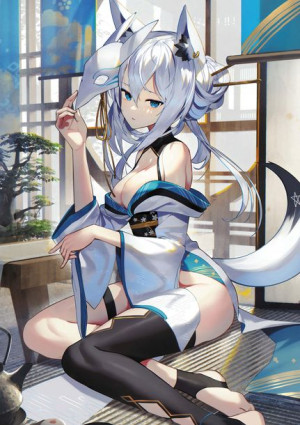 Plakat A3 V-tubers Hololive Shirakami Fubuki