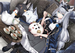 Plakat A3 V-tubers Hololive Shirakami Fubuki