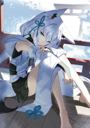 Plakat A3 V-tubers Hololive Shirakami Fubuki