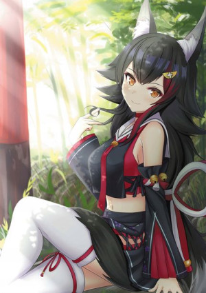 Plakat A3 V-tubers Hololive Ookami Mio