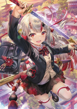 Plakat A3 V-tubers Hololive Nakiri Ayame