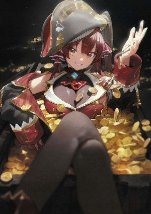 Plakat A3 V-tubers Hololive Houshou Marine