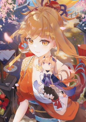 Plakat A3 Genshin Impact Yoimiya PROMOCJA
