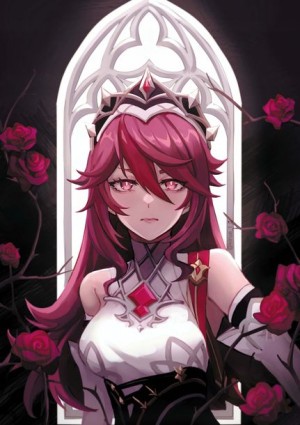 Plakat A3 Genshin Impact Rosaria PROMOCJA