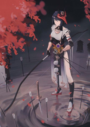 Plakat A3 Genshin Impact Kujou Sara PROMOCJA