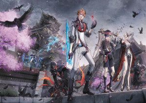 Plakat A3 Genshin Impact Childe Scaramouche PROMO!