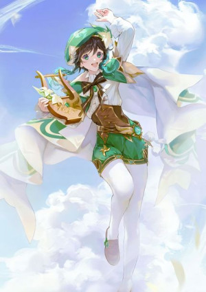 Plakat A3 Genshin Impact Venti PROMOCJA!