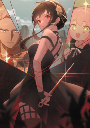 Plakat A3 Spy x Family Yor, Loid i Anya PROMOCJA