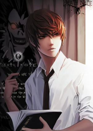 Plakat A3 Death Note Kira Yagami Light PROMOCJA