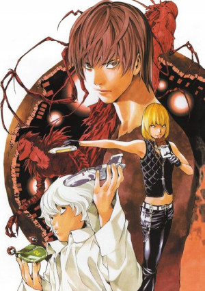 Plakat A3 Death Note Near, Mello i Kira PROMOCJA