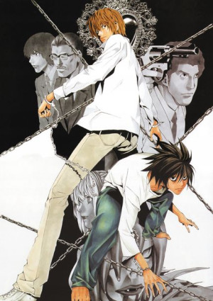Plakat A3 Death Note Kira i L PROMOCJA