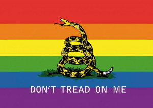Plakat A3 Flaga Libertarian LGBT+ PROMOCJA