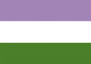 Plakat A3 Flaga Osób Genderqueer PROMOCJA