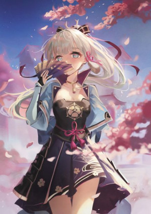 Plakat A3 Genshin Impact Ayaka PROMOCJA