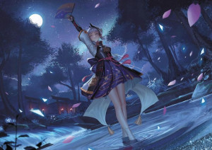 Plakat A3 Genshin Impact Ayaka PROMOCJA