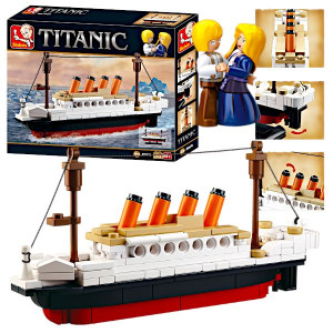 TITANIC Klocki Statek Parowiec Okręt