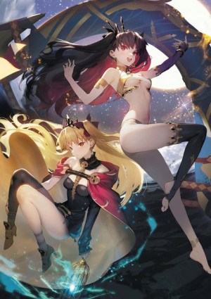 Plakat A3 Fate Ishtar i Ereshkigal PROMOCJA!