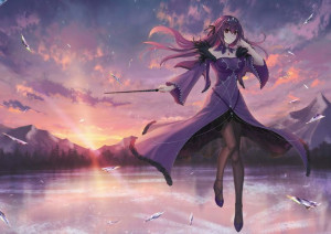 Plakat A3 Fate Scathach Skadi PROMOCJA!