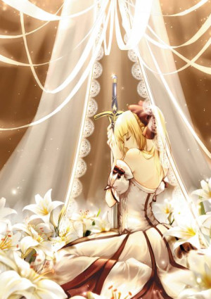 Plakat A3 Fate Saber Lily PROMOCJA!