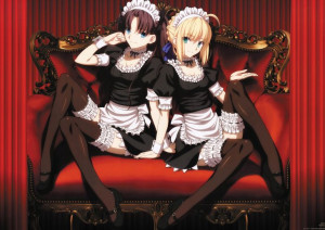 Plakat A3 Fate Rin i Saber PROMOCJA!
