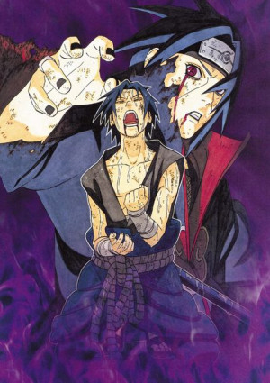 Plakat A3 Naruto Itachi i Sasuke PROMOCJA!