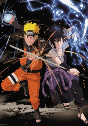 Plakat A3 Naruto i Sasuke PROMOCJA!