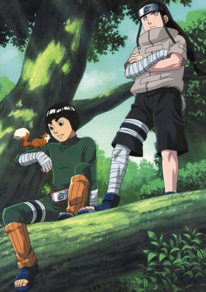 Plakat A3 Naruto Neji i Rock Lee PROMOCJA!
