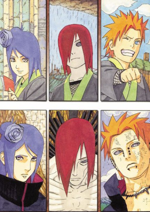 Plakat A3 Naruto Nagato, Konan, Yahiko PROMOCJA!