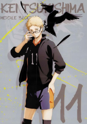 Plakat A3 Haikyu Kei Tsukishima PROMOCJA!