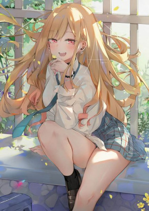 Plakat A3 Projekt Cosplay Marin Kitagawa Pomocja